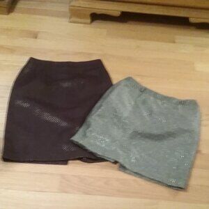 Lot of 2 Size 12 Worthington Skirts (One is petite)